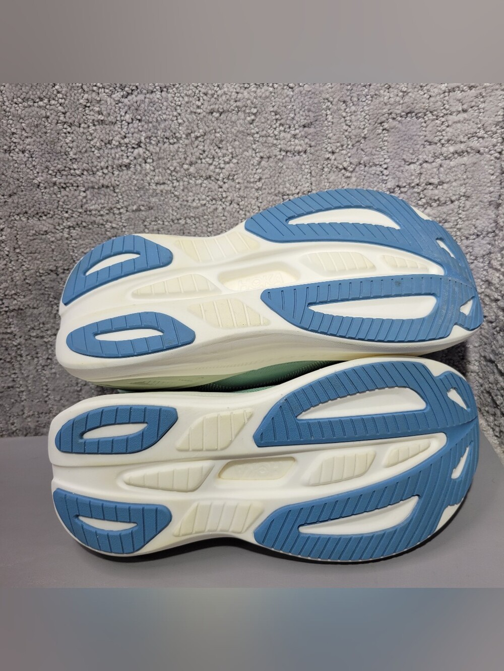 Hoka One Skyward Laceless Womens Size US 8.5B Jadeite Sea glass Recovery Shoes. - Picture 5 of 13